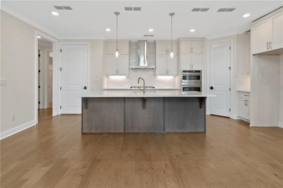 Furnished interior view inside a new home in Promenade at Sawnee Village, Cumming (Image 5).