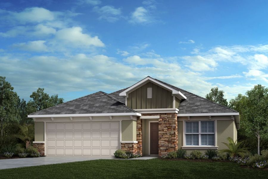 Exterior G with optional stone Exterior G with optional stone