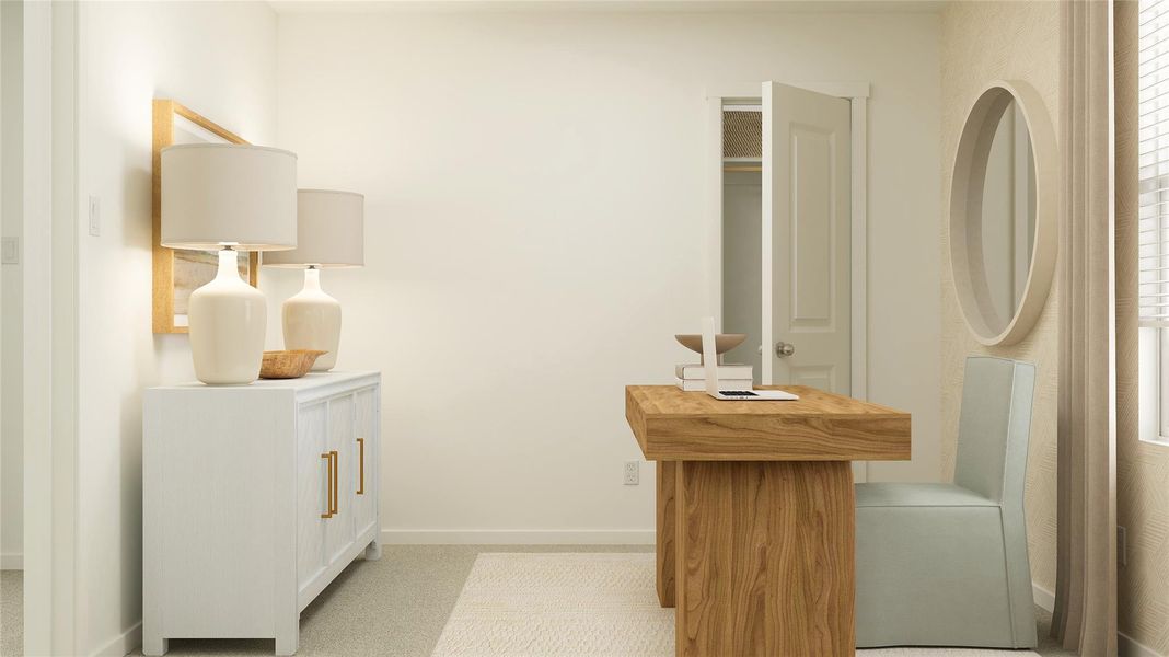 Furnished interior view inside a new home in Elm Creek, Elgin (Image 9).