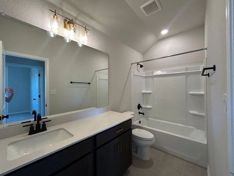 Furnished interior view inside a new home in Willow Springs, Buda (Image 10).