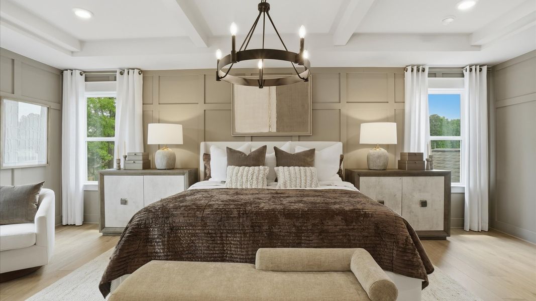 Representative furnished interior of a home built from the Stonefield by DRB Homes in Northcroft, Loganville (Image 37).