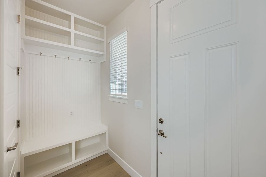 Plan C305 Representative Photo of the Mud Room