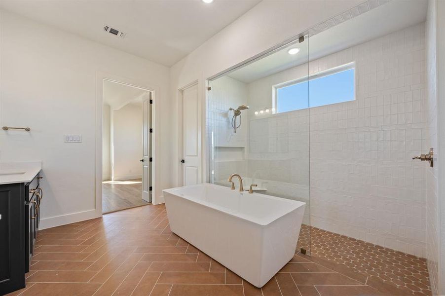 Furnished interior view inside a new home in NorthGlen, Haslet (Image 14). Furnished interior view inside a new home in NorthGlen, Haslet (Image 14).