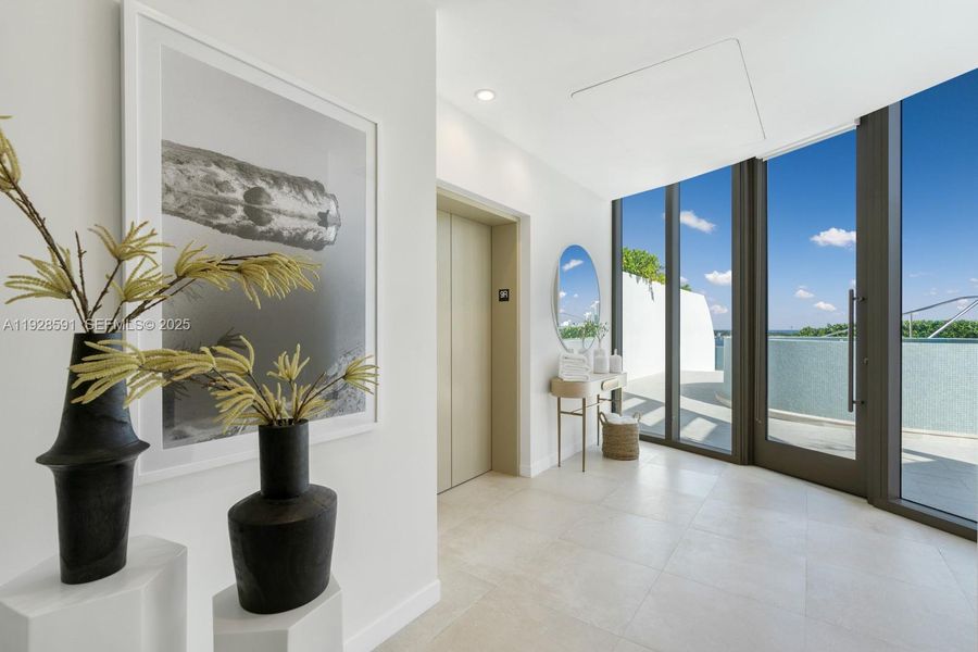 Furnished interior view inside a new home in , Bay Harbor Islands (Image 41). Furnished interior view inside a new home in , Bay Harbor Islands (Image 41).