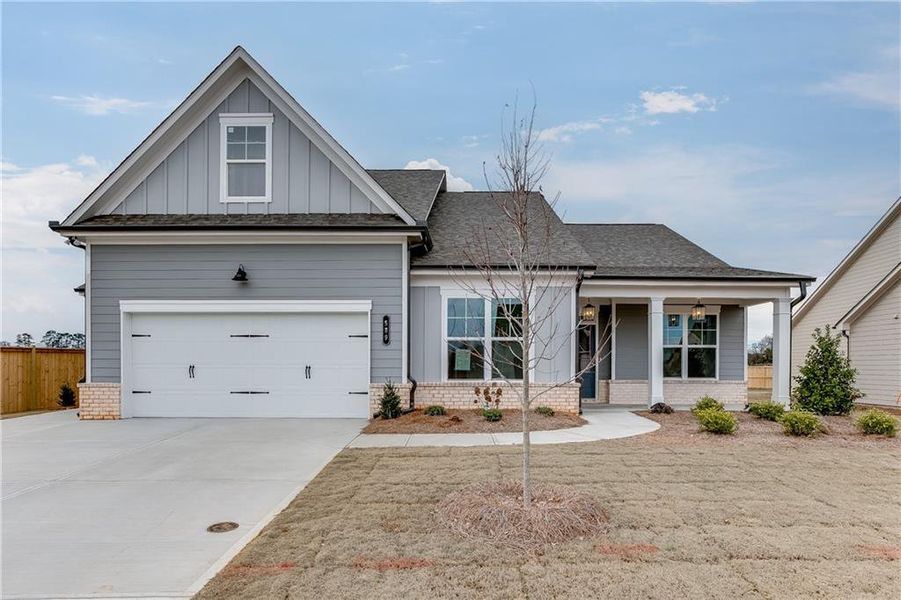 Front exterior of a new home in , Jefferson, GA, highlighting curb appeal (Image 30).