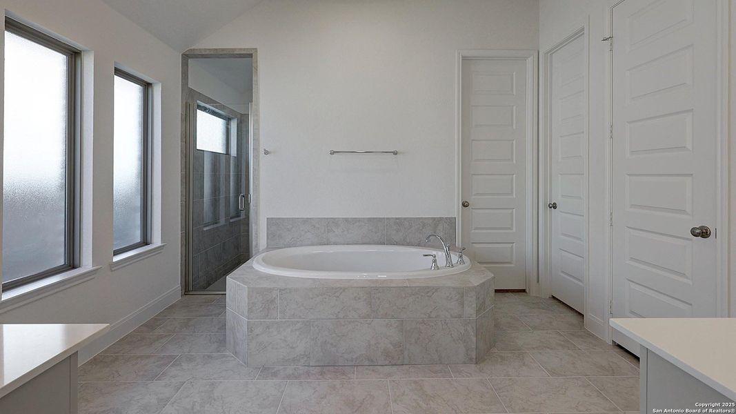 Furnished interior view inside a new home in Kallison Ranch 50', San Antonio (Image 6).