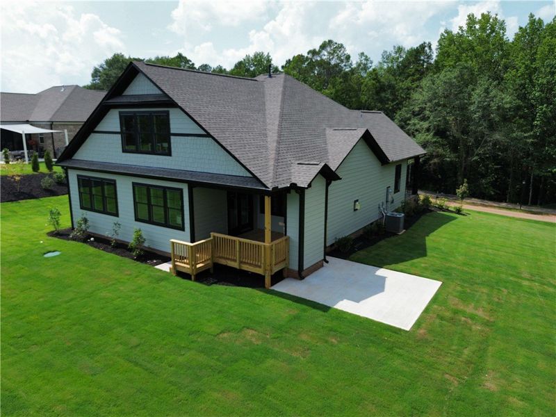 Front exterior of a new home in Cross Creek Golf Club, Seneca, SC, highlighting curb appeal (Image 24).