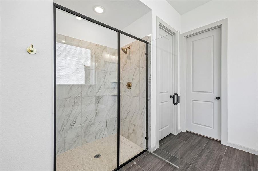 Your new owner's bath features a spacious walk in shower. Your new owner's bath features a spacious walk in shower.