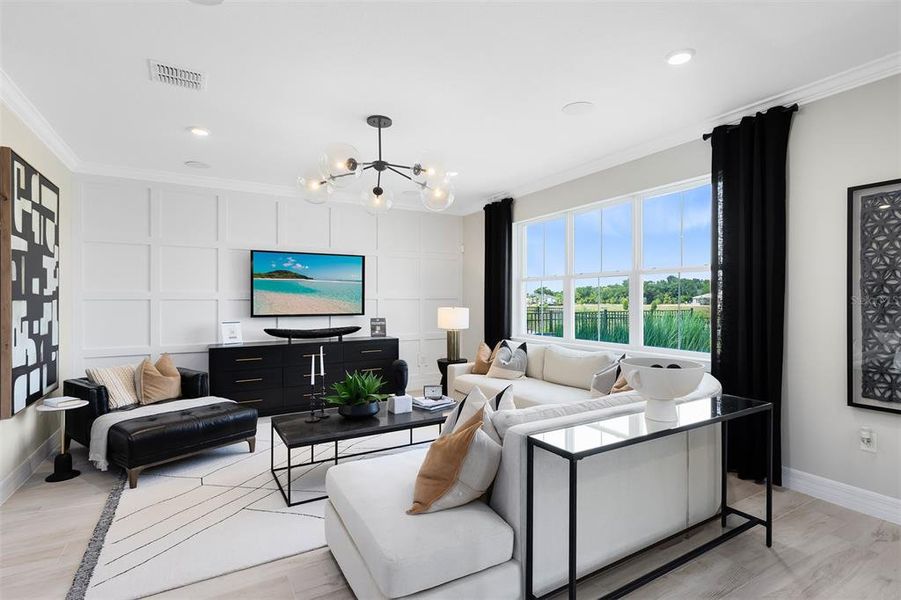 Furnished interior view inside a new home in Winter Grove, Winter Garden (Image 13).