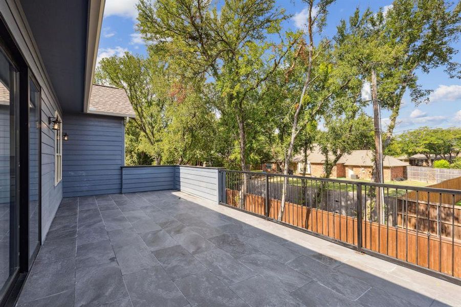 Second floor balcony.