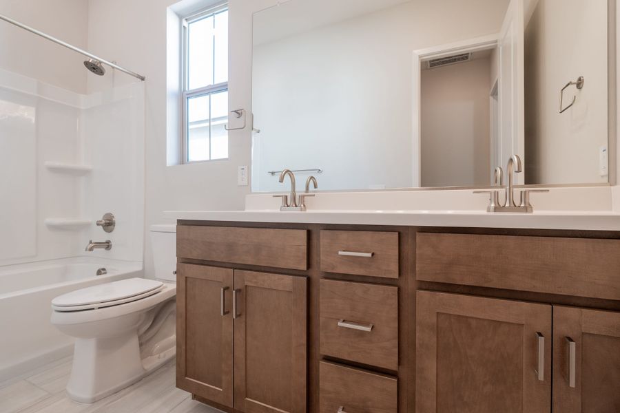 Furnished interior view inside a new home in Waterston Central, Gilbert (Image 8). Furnished interior view inside a new home in Waterston Central, Gilbert (Image 8).