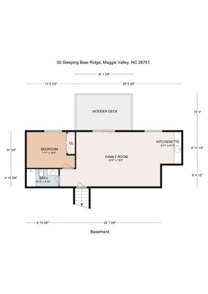 2D floor plan layout of this home in , Maggie Valley, NC (Image 4). 2D floor plan layout of this home in , Maggie Valley, NC (Image 4).