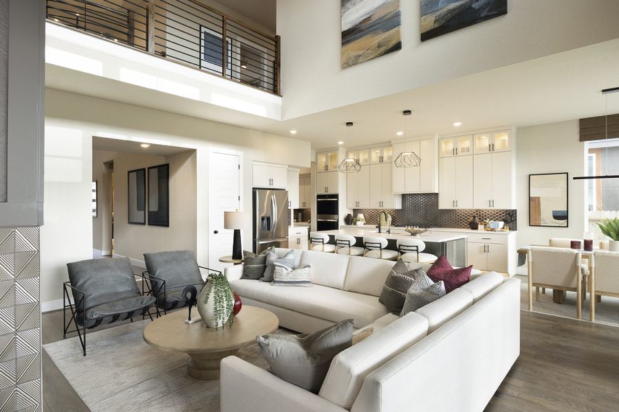 Representative furnished interior of a home built from the Jonestown by Scott Felder Homes in Esperanza, Boerne (Image 10).