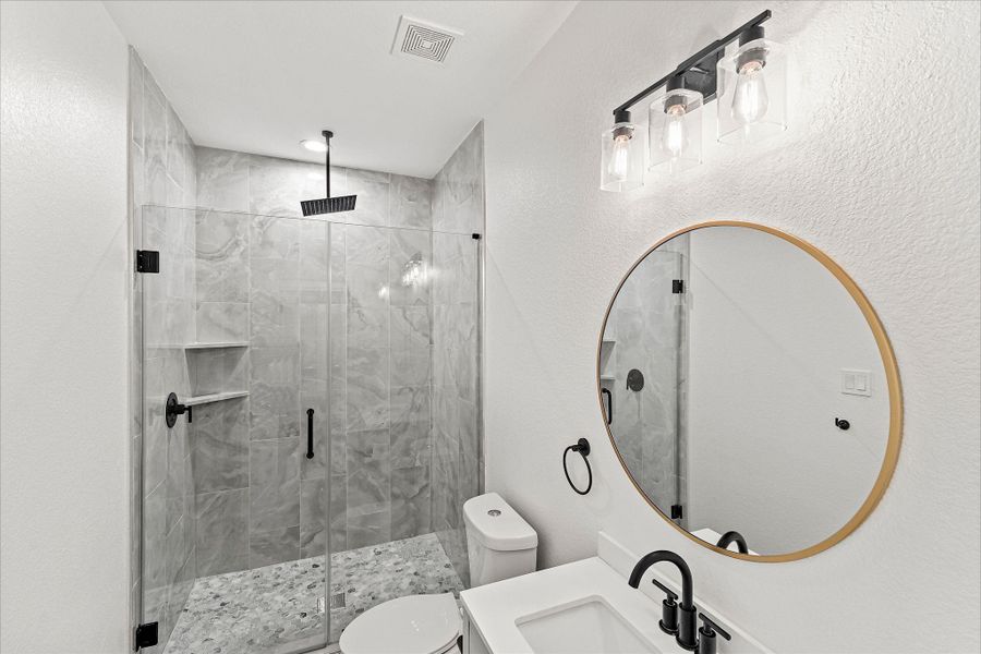 Furnished interior view inside a new home in , Willis (Image 8).