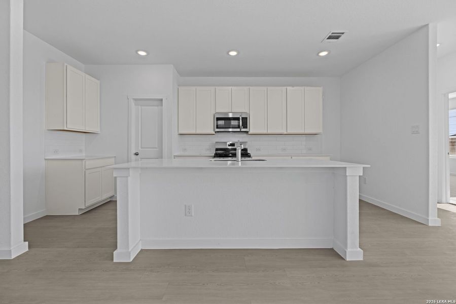 Furnished interior view inside a new home in , New Braunfels (Image 5).