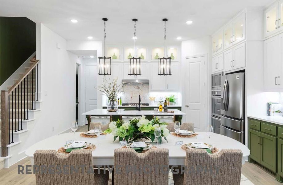 Furnished interior view inside a new home in Woodforest Townhomes, Montgomery (Image 36). Furnished interior view inside a new home in Woodforest Townhomes, Montgomery (Image 36).