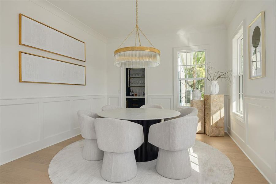 Furnished interior view inside a new home in , St. Petersburg (Image 21).