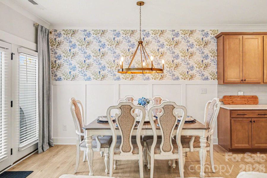 Furnished interior view inside a new home in , Greensboro (Image 24).