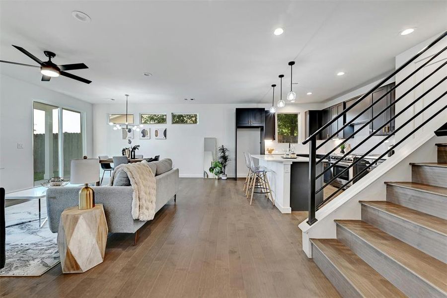 Furnished interior view inside a new home in , Austin (Image 7).