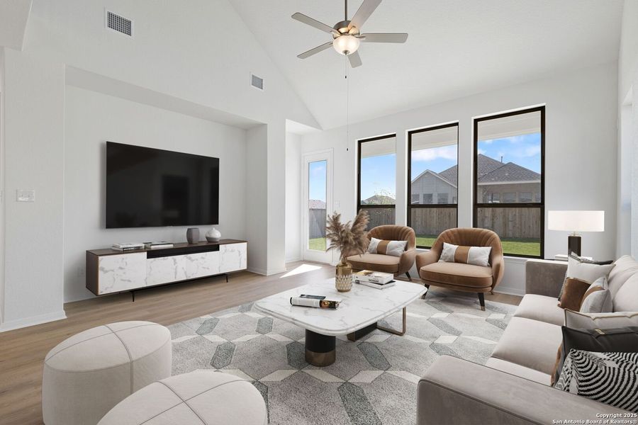 Furnished interior view inside a new home in Mayfair, New Braunfels (Image 3).