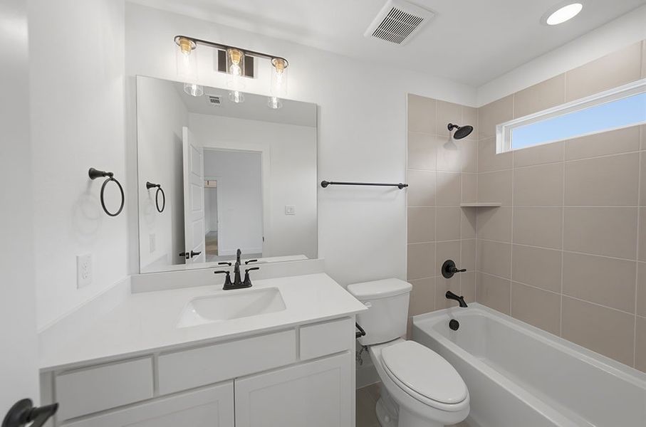 Furnished interior view inside a new home in Tavolo Park, Fort Worth (Image 13).