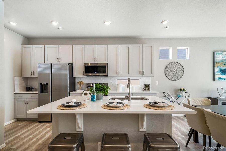 Furnished interior view inside a new home in , Aurora (Image 30).
