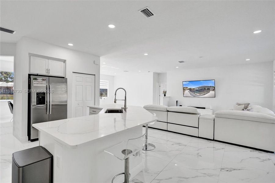 Furnished interior view inside a new home in , Loxahatchee (Image 70).