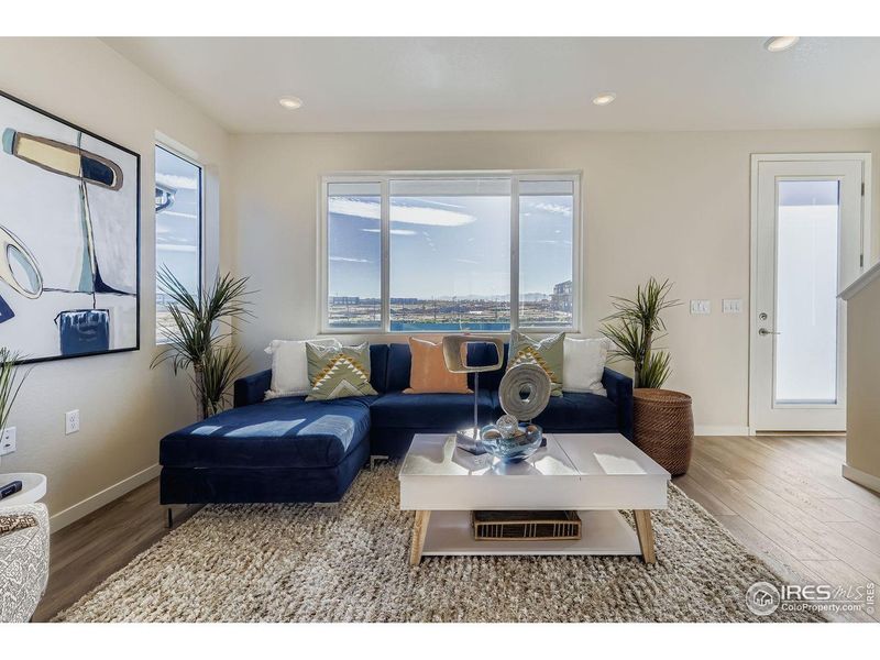 Furnished interior view inside a new home in Baseline, Broomfield (Image 31).