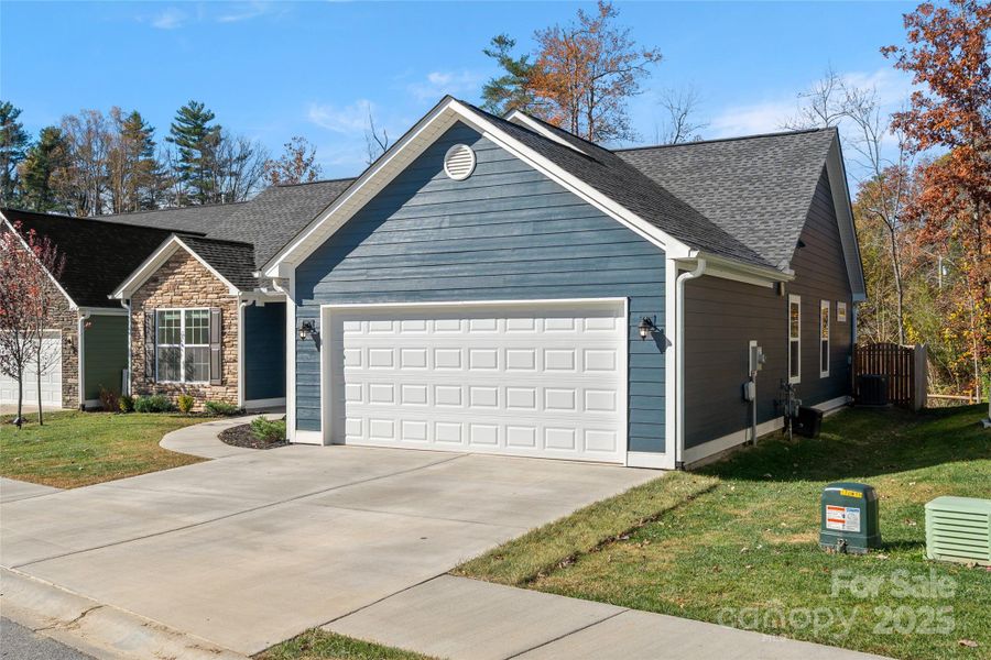 2 car garage. 2 car garage.