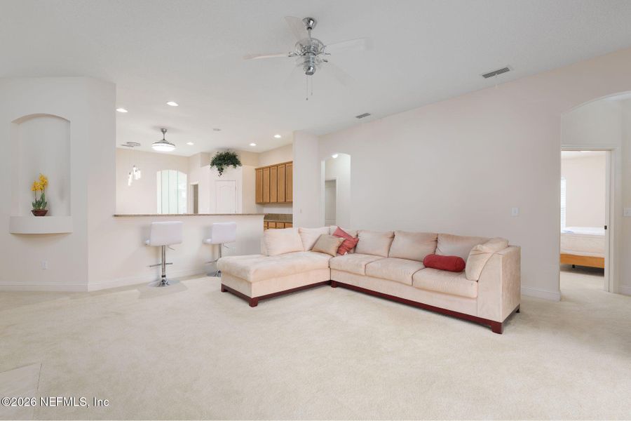 Furnished interior view inside a new home in , Jacksonville (Image 7).