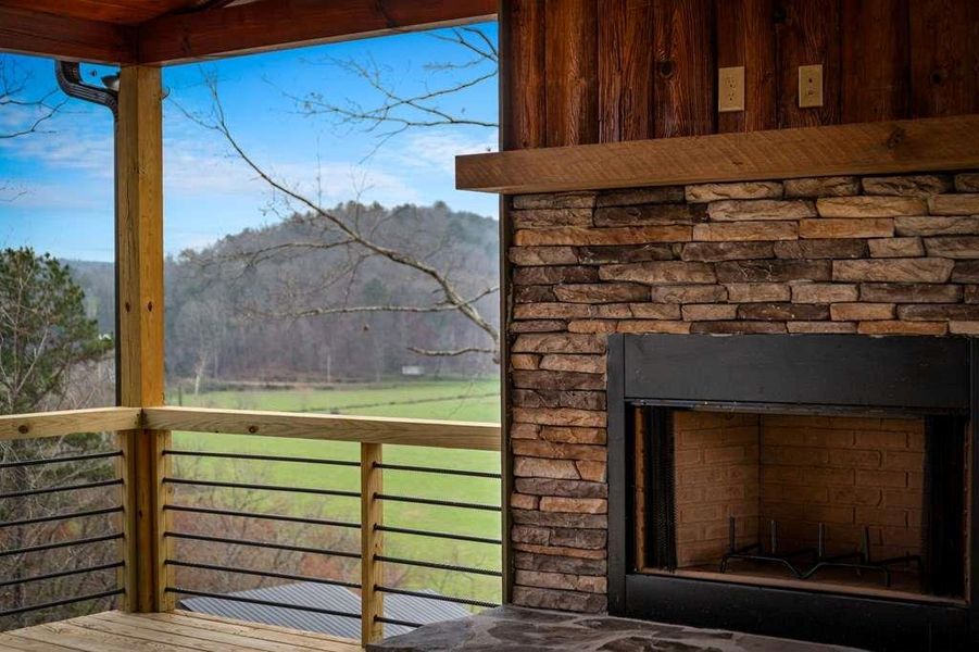 Exterior details and patio area of a home in , Blue Ridge (Image 23). Exterior details and patio area of a home in , Blue Ridge (Image 23).