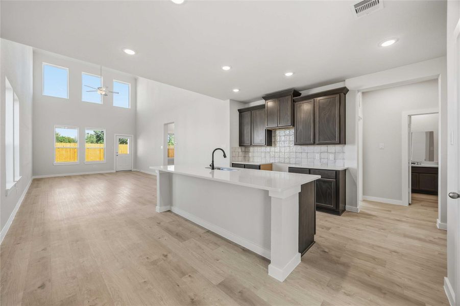 Furnished interior view inside a new home in Tejas Village, Beasley (Image 7).