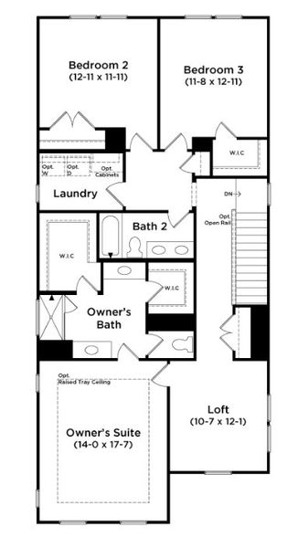 2D floor plan layout for the Brentwood by DRB Homes in The River District Single Family Homes, Charlotte, NC (Image 4). 2D floor plan layout for the Brentwood by DRB Homes in The River District Single Family Homes, Charlotte, NC (Image 4).