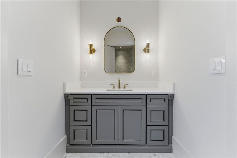 Furnished interior view inside a new home in , Atlanta (Image 16).