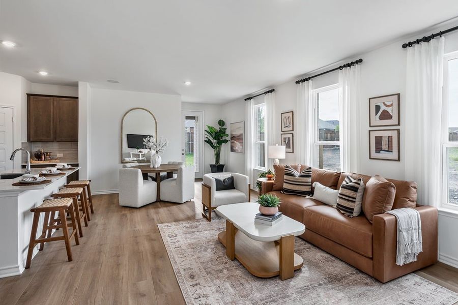 Representative furnished interior of a home built from the 1605 Modeled by KB Home in Elevon, Lavon (Image 6).