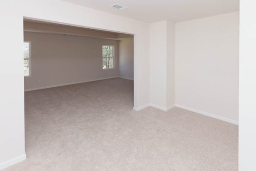 Representative unfurnished interior of a home built from the Clayton by Piedmont Residential in Hampton Ridge, Jefferson (Image 61).