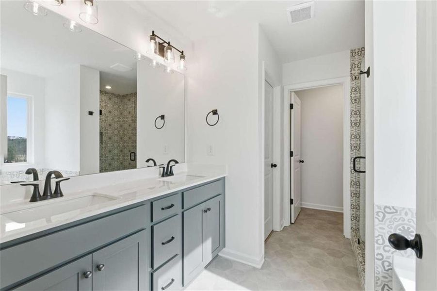 Furnished interior view inside a new home in The Reserve at Chapel Hill Phase II, Douglasville (Image 6). Furnished interior view inside a new home in The Reserve at Chapel Hill Phase II, Douglasville (Image 6).