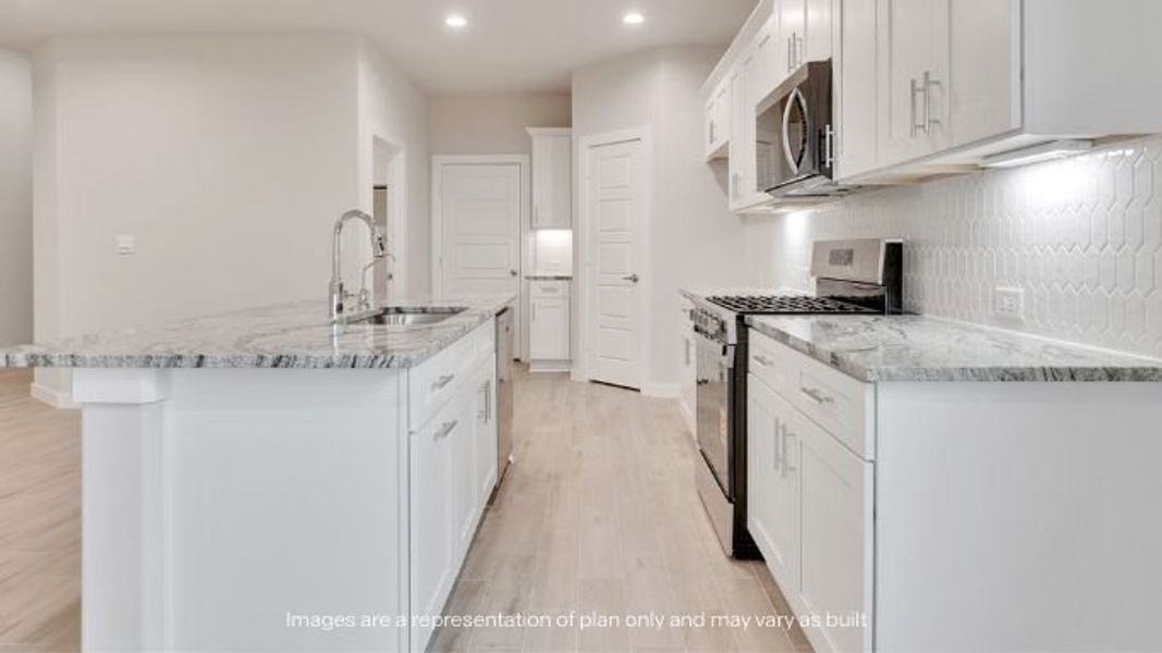 Furnished interior view inside a new home in Homestead at Parks Bell Ranch, Odessa (Image 6).