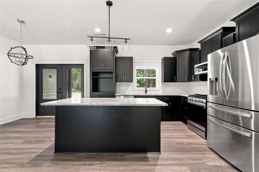 Furnished interior view inside a new home in , Talking Rock (Image 14).