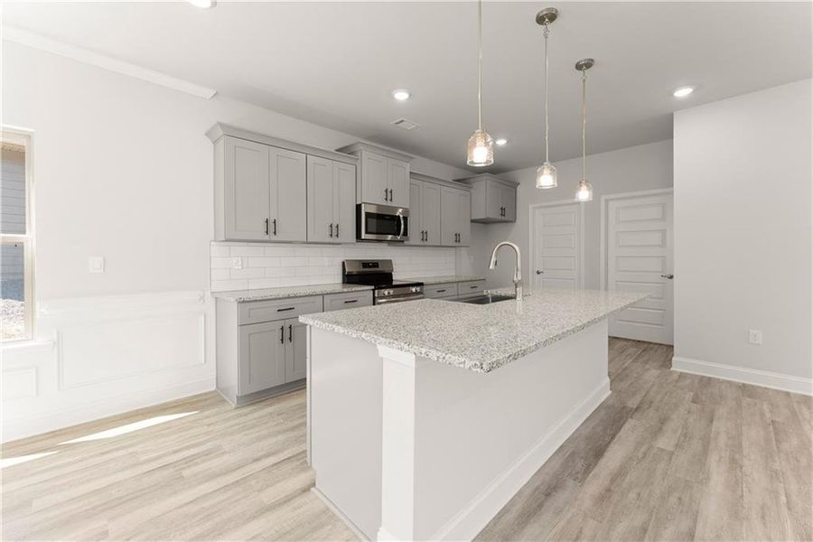 Furnished interior view inside a new home in Magnolia Villas, Cornelia (Image 15).