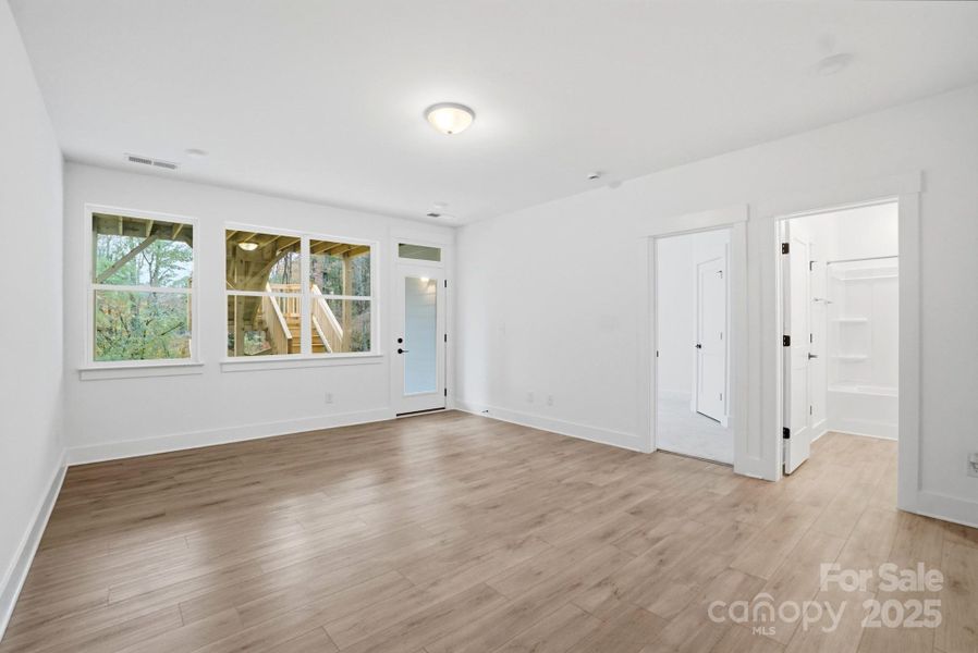 Finished space in basement