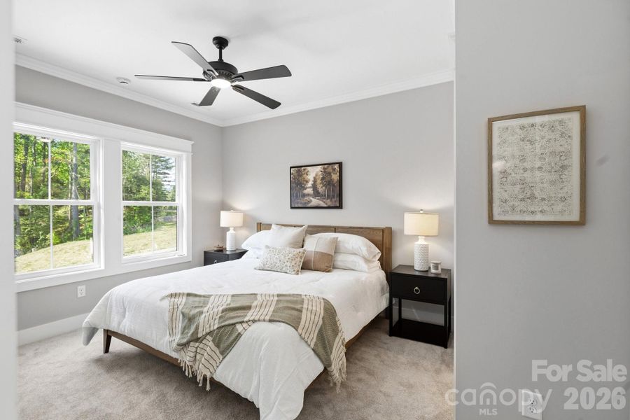 Furnished interior view inside a new home in , Asheville (Image 17).