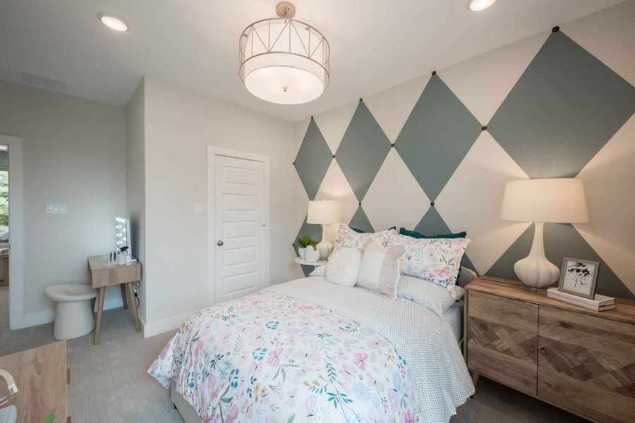 Furnished interior view inside a new home in Oakhill Reserve, Tomball (Image 18).