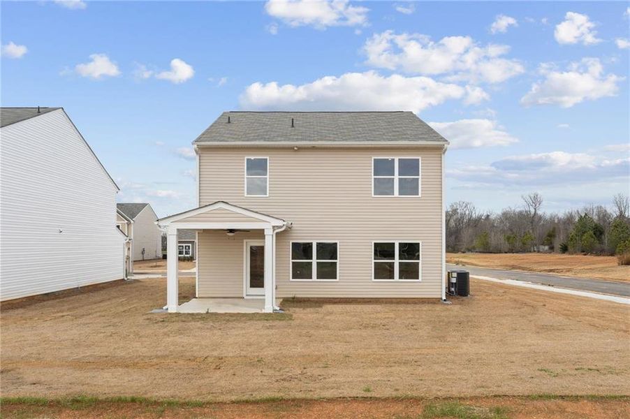 Exterior details and patio area of a home in , Rockmart (Image 10). Exterior details and patio area of a home in , Rockmart (Image 10).