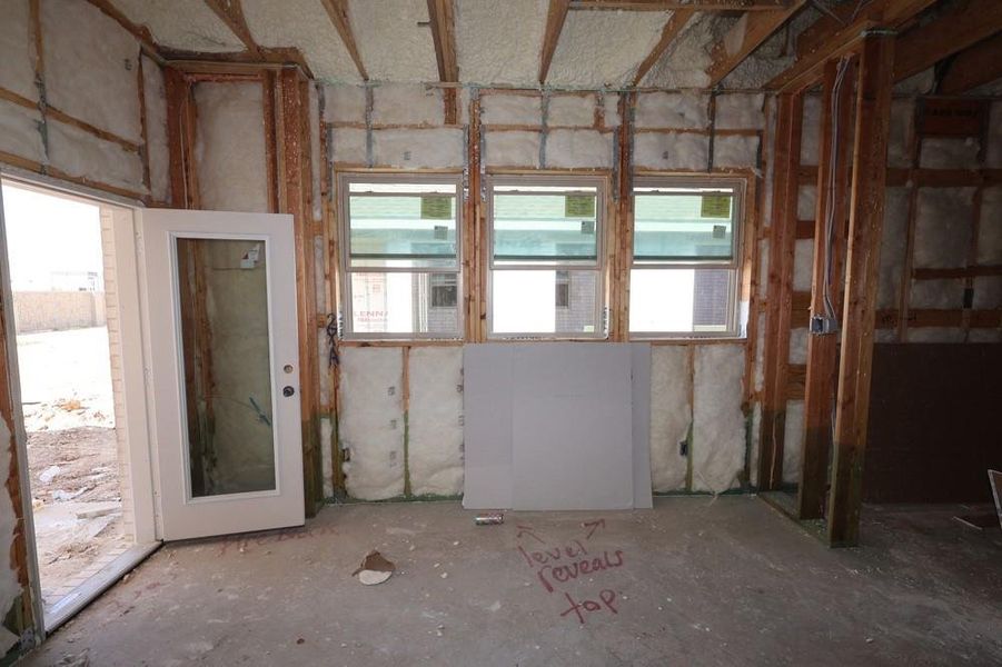 In-progress construction of a new home in Jordan Ranch 45' Homesites, Fulshear, TX (Image 6). In-progress construction of a new home in Jordan Ranch 45' Homesites, Fulshear, TX (Image 6).