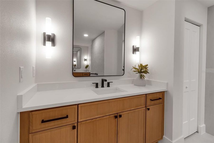 Furnished interior view inside a new home in , Venice (Image 19).