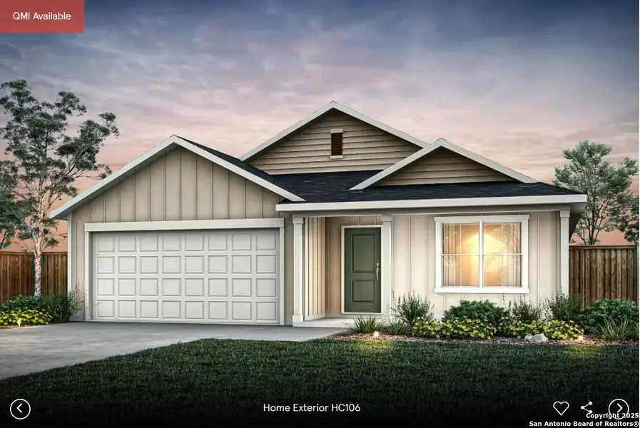 Front exterior of a new home in Alto, San Marcos, TX, highlighting curb appeal (Image 1). Front exterior of a new home in Alto, San Marcos, TX, highlighting curb appeal (Image 1).