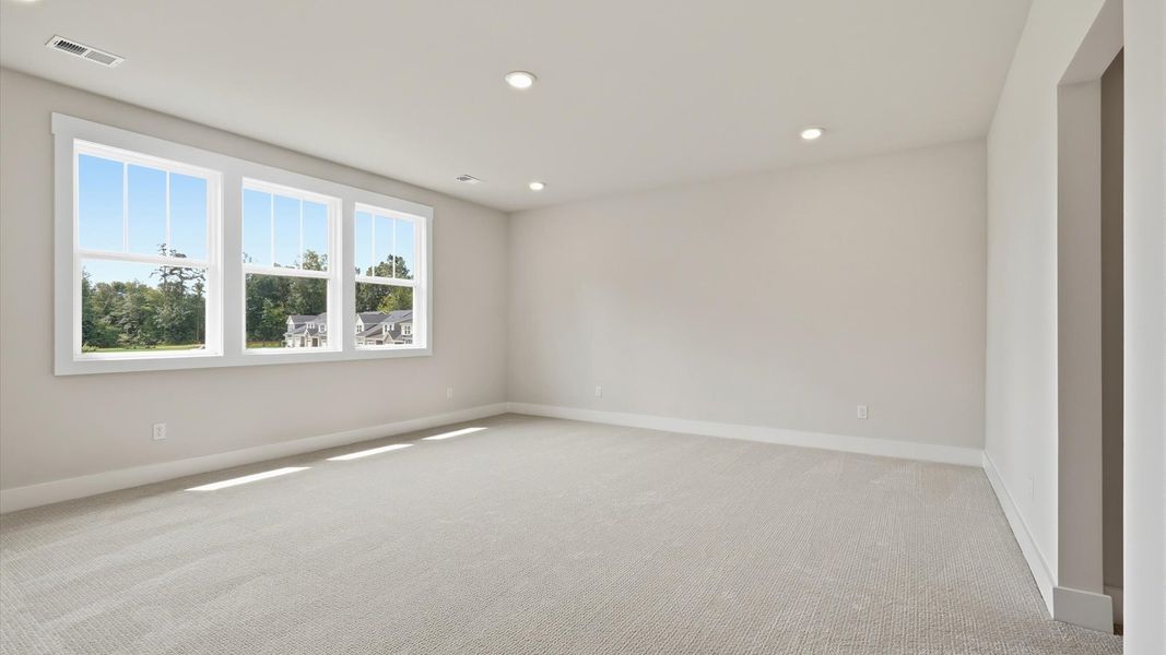 Furnished interior view inside a new home in Pelham Crossing Single Family Homes, Greer (Image 13).
