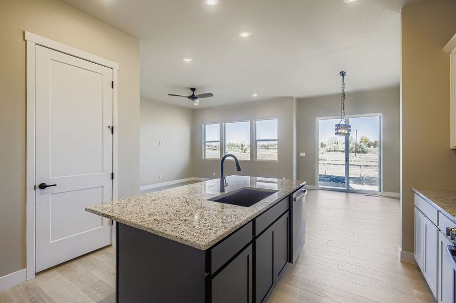 Furnished interior view inside a new home in Country Club Reserve – Fort Collins, Fort Collins (Image 8).