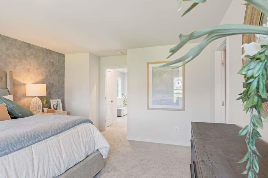 Furnished interior view inside a new home in Azalea Square Townhomes, Lawrenceville (Image 36).